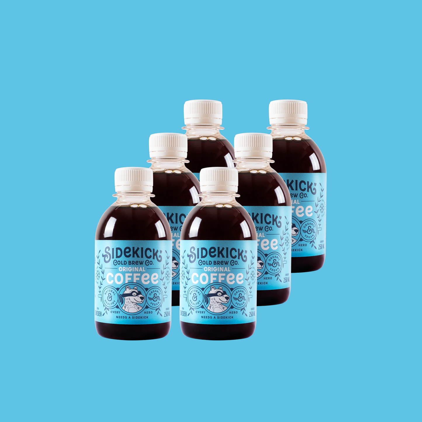 Sidekick Cold Brew Original -  250 ml, 5 bottles